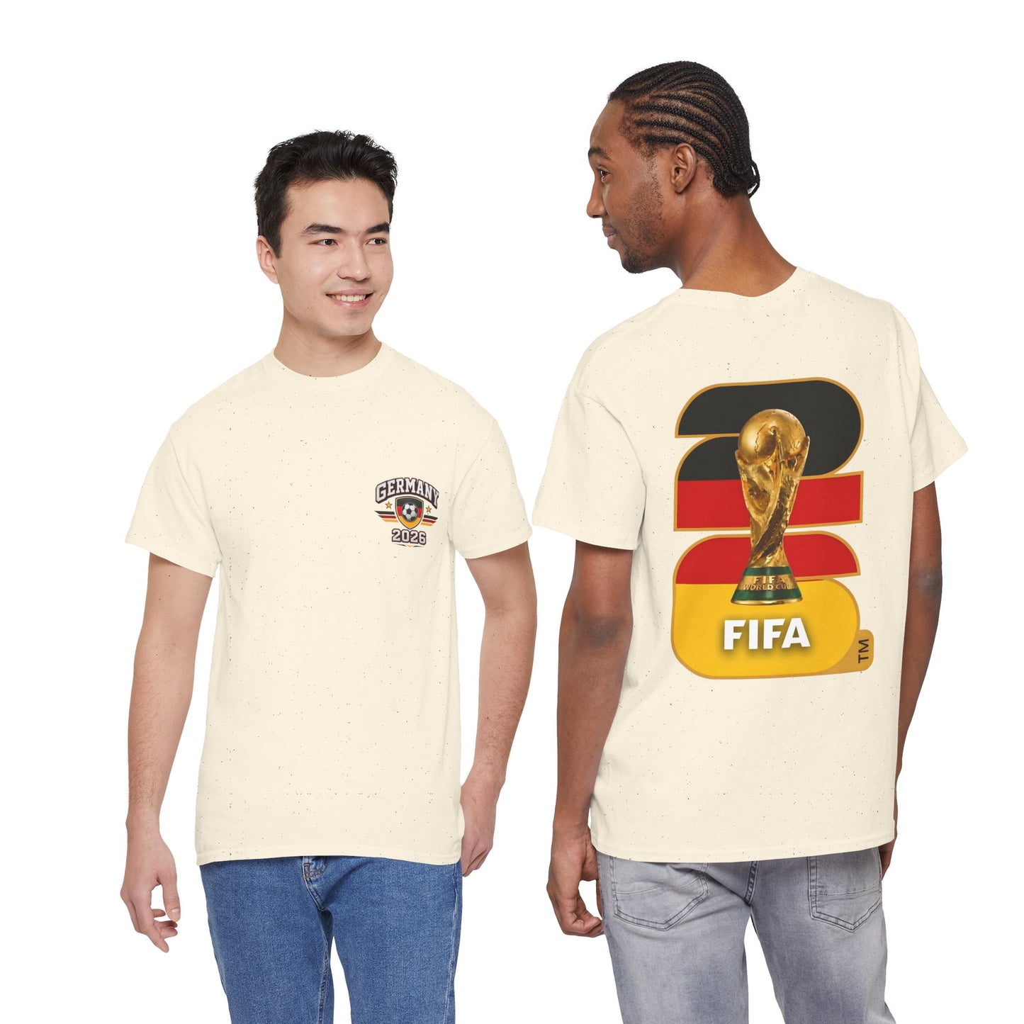 Germany 2026 FIFA World Cup Fan Edition – Front Crest & Championship Back Graphi T-Shirt