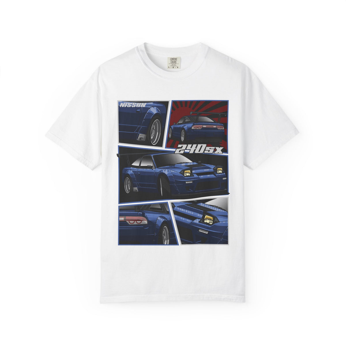 Nissan 240SX Comic Book Style IllustrationT-shirt