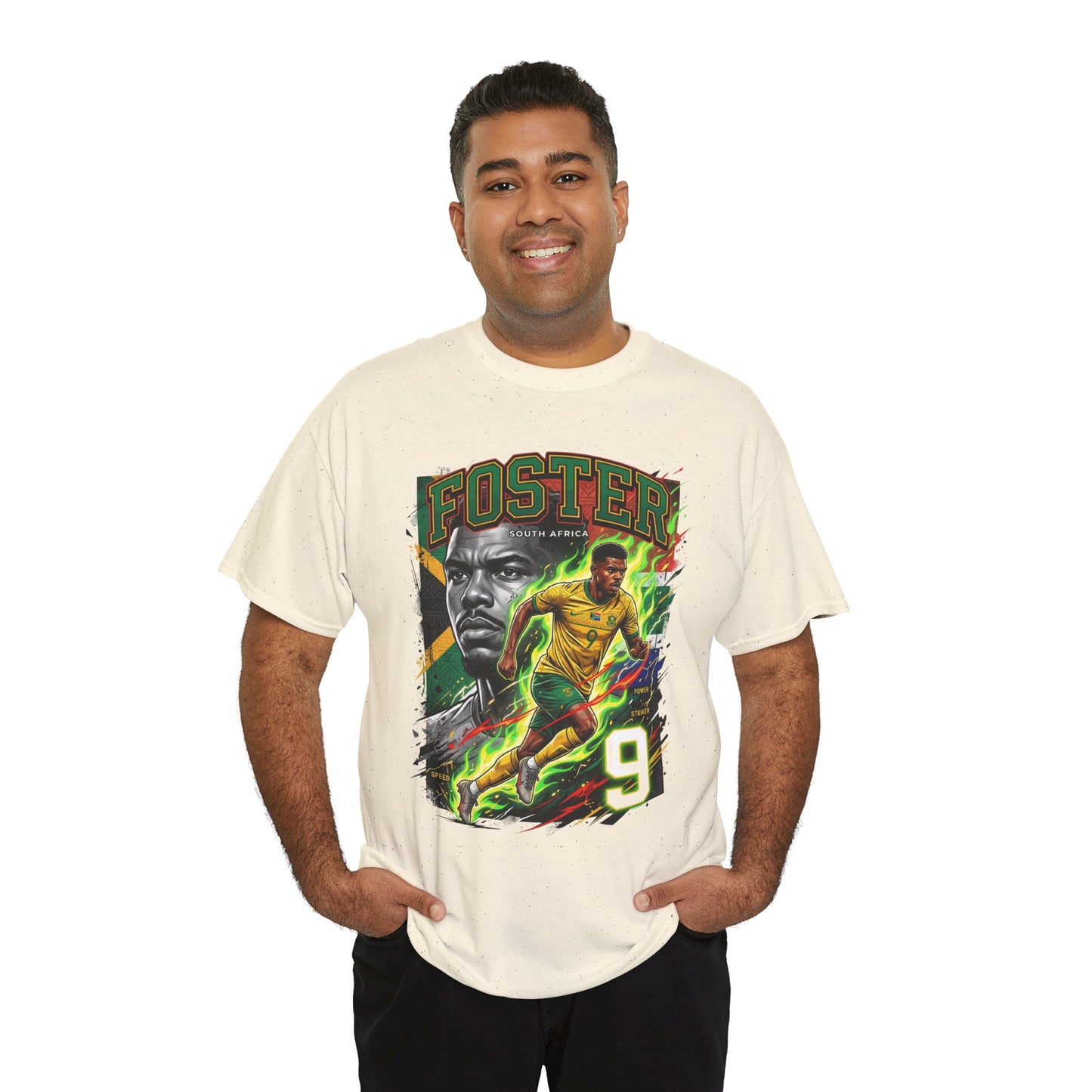 Foster #9 – South Africa Power Striker T-Shirt