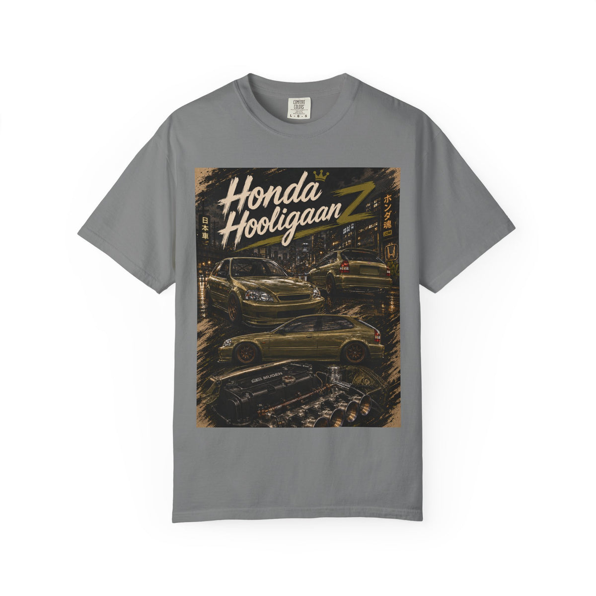 Honda HooliganZ Tee — Vintage Night Street Racing Graphic T-Shirt