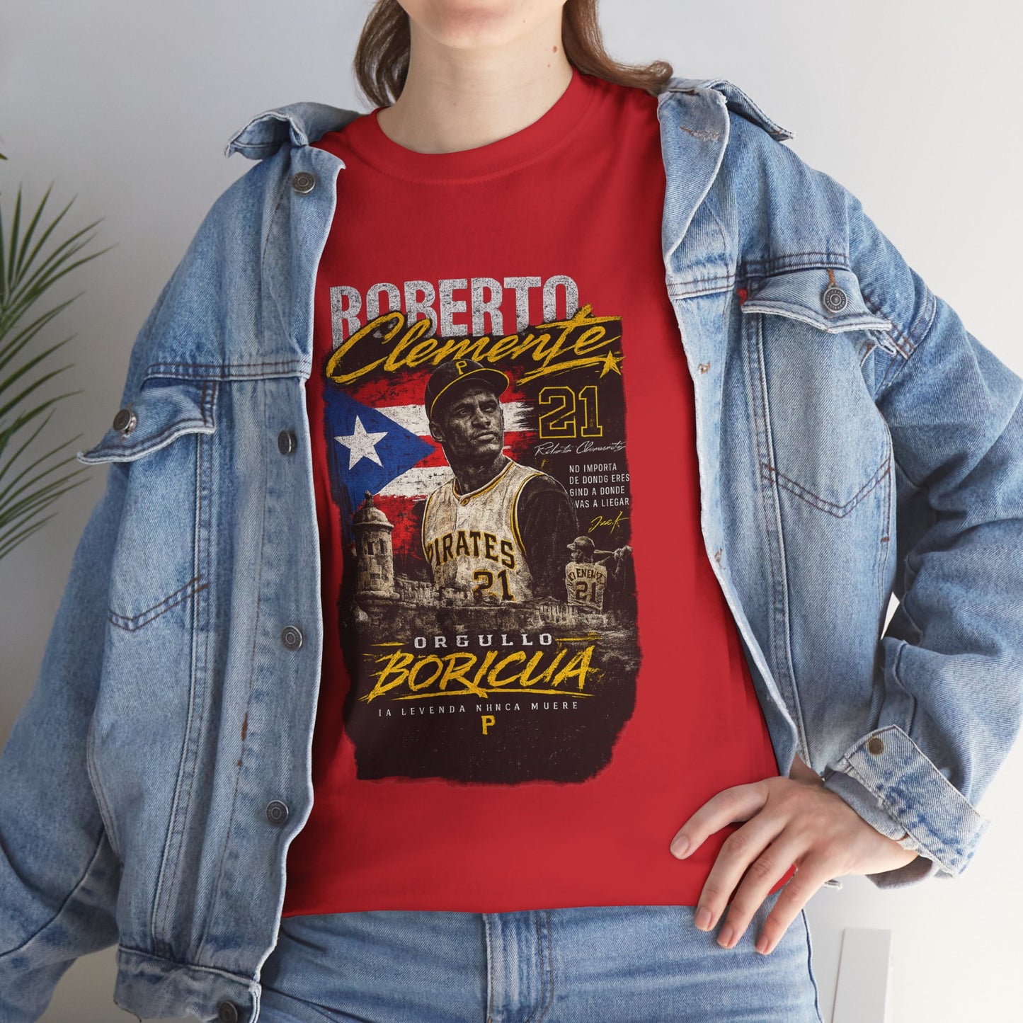 Roberto Clemente Puerto Rico Tribute T-Shirt