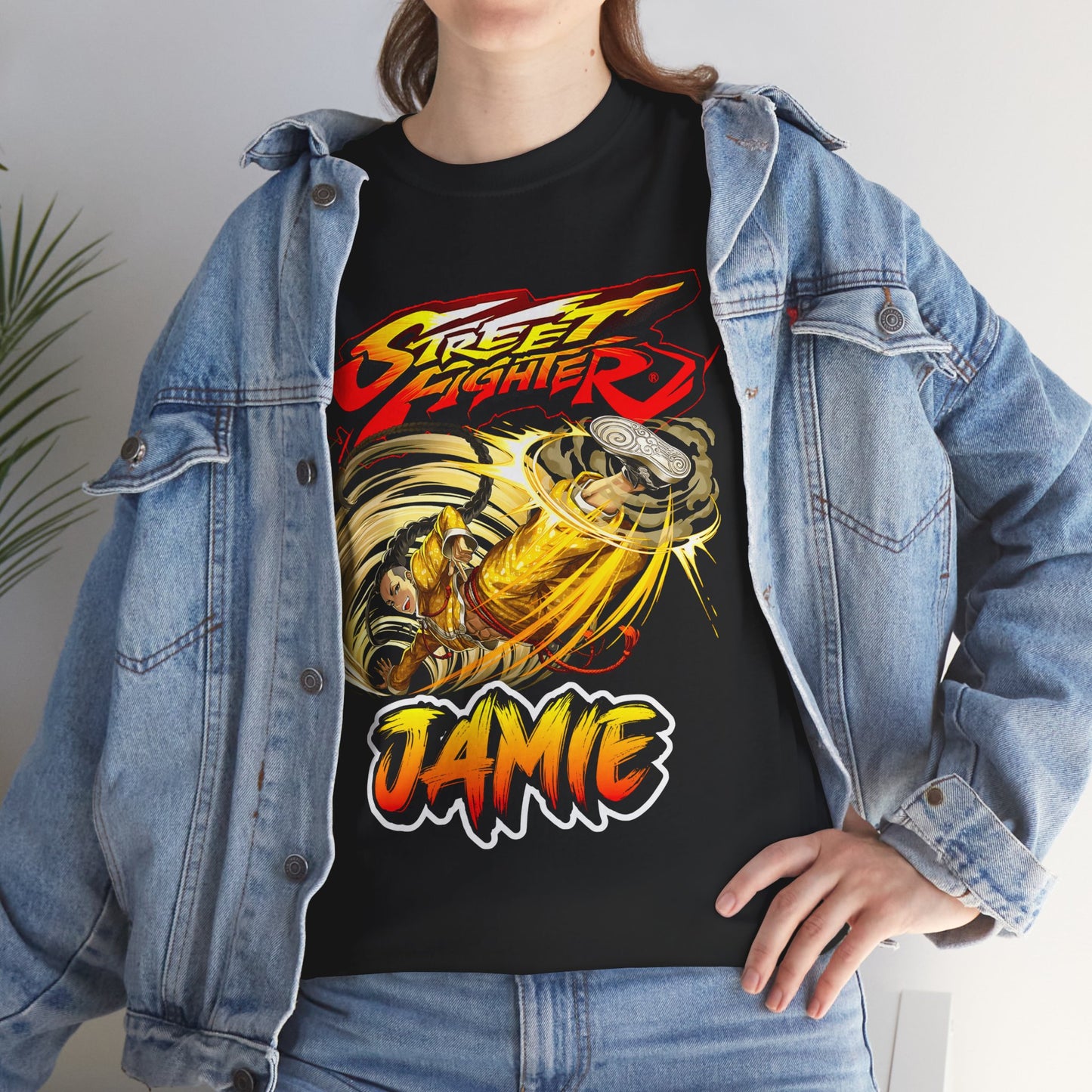 Street Fighter Jamie Spin Kick T-shirt
