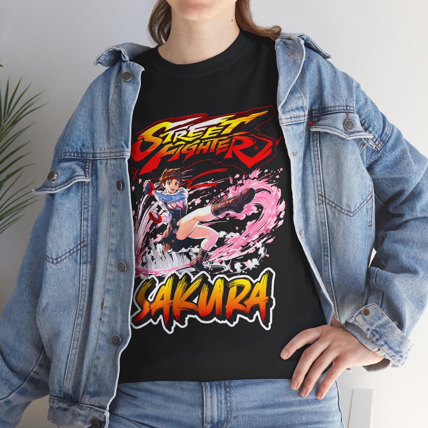 Sakura Street Fighter Kick T-shirt