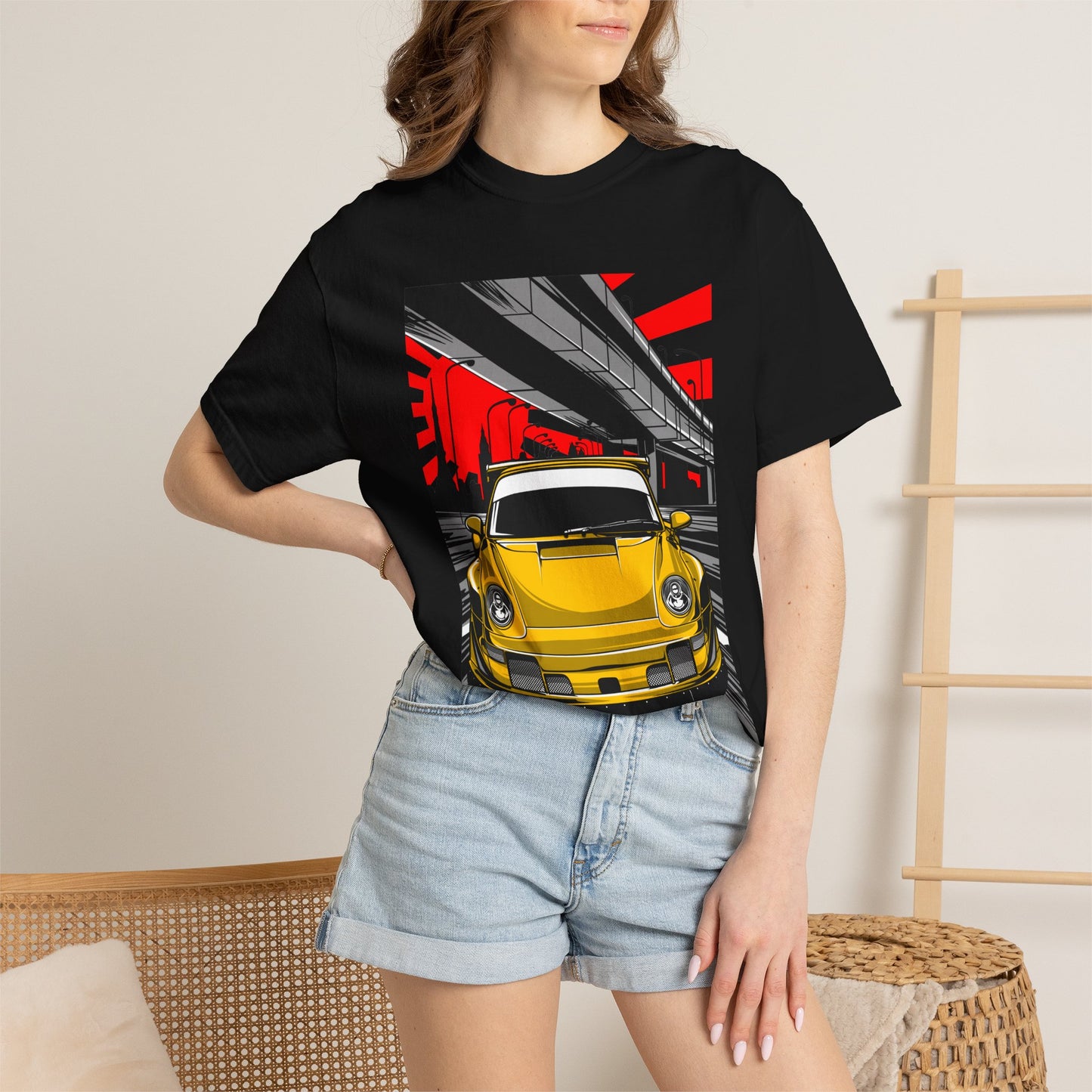 Retro Pop Art Sports CarT-shirt