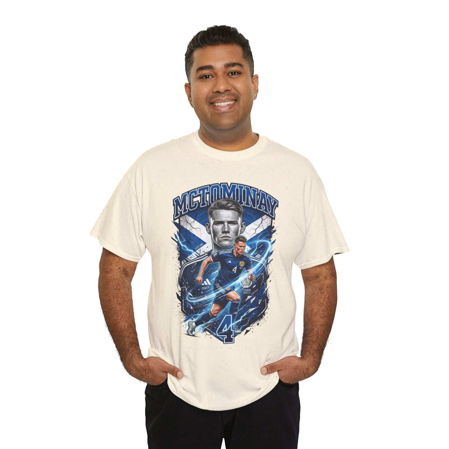 McTominay #4 – Scotland Midfield Warrior T-Shirt