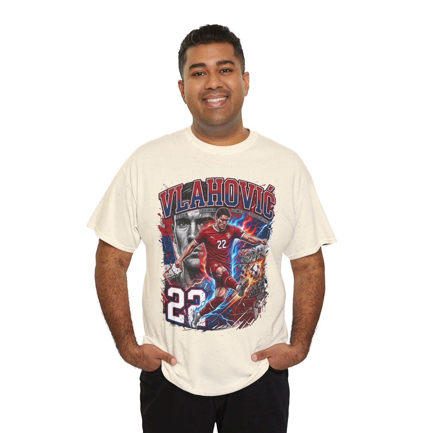 Vlahović #22 – Serbia Elite Finisher T-Shirt