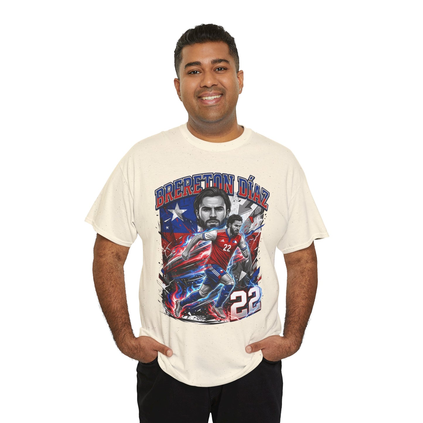 Brereton Díaz #22 – Chilean Warrior T-Shirt