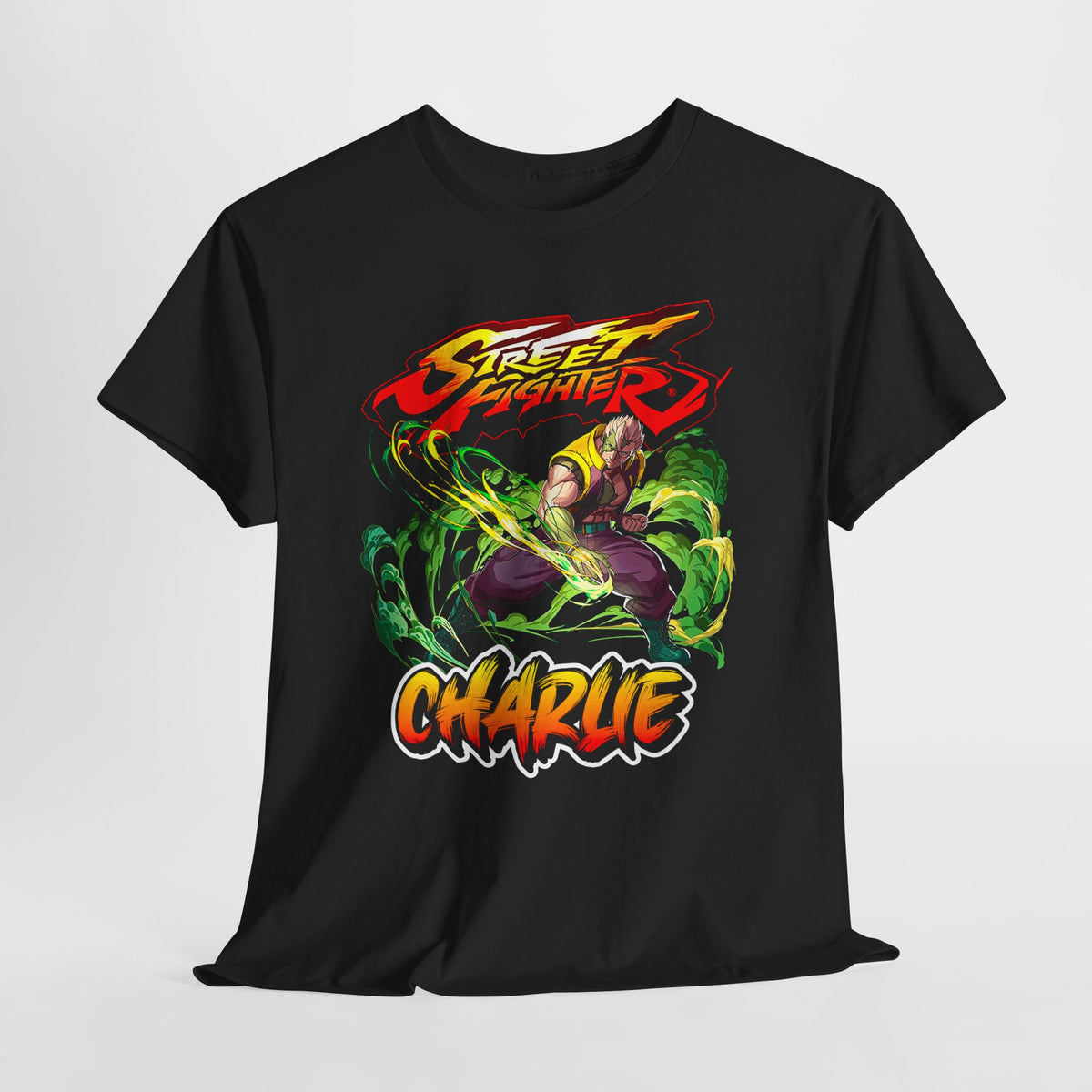 Street Fighter Charlie Energy Attack T-shirt