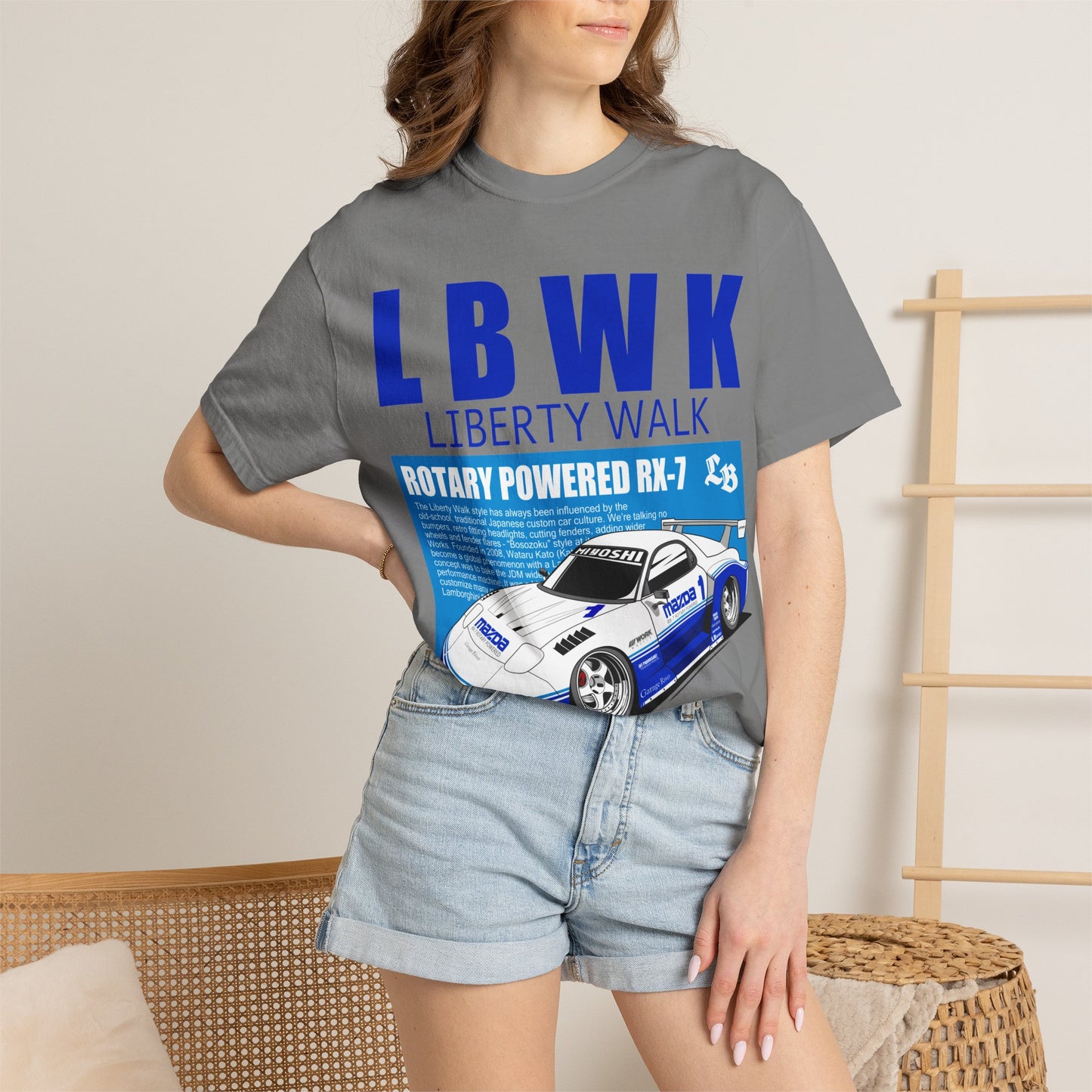 Liberty Walk Rotary Powered RX-7T-shirt