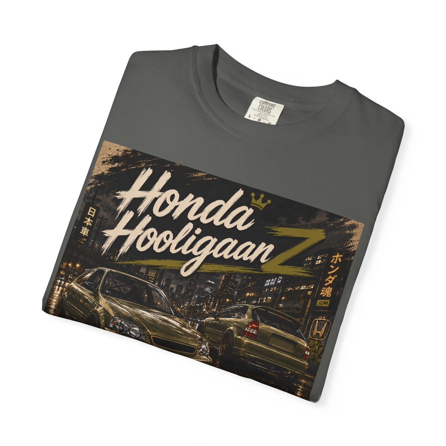 Honda HooliganZ Tee — Vintage Night Street Racing Graphic T-Shirt