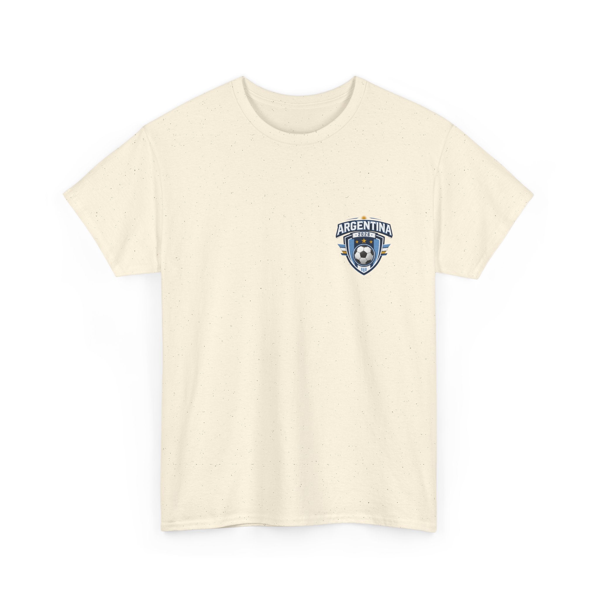 Argentina 2026 FIFA World Cup Fan Edition – Front Crest & Championship Back Graphic T-Shirt