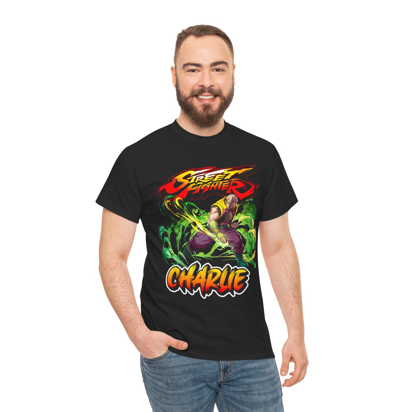 Street Fighter Charlie Energy Attack T-shirt