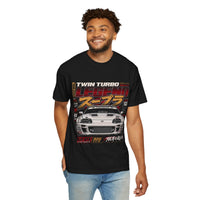 Supra Twin Turbo Racing T-Shirt — JDM Vintage Car Graphic Tee