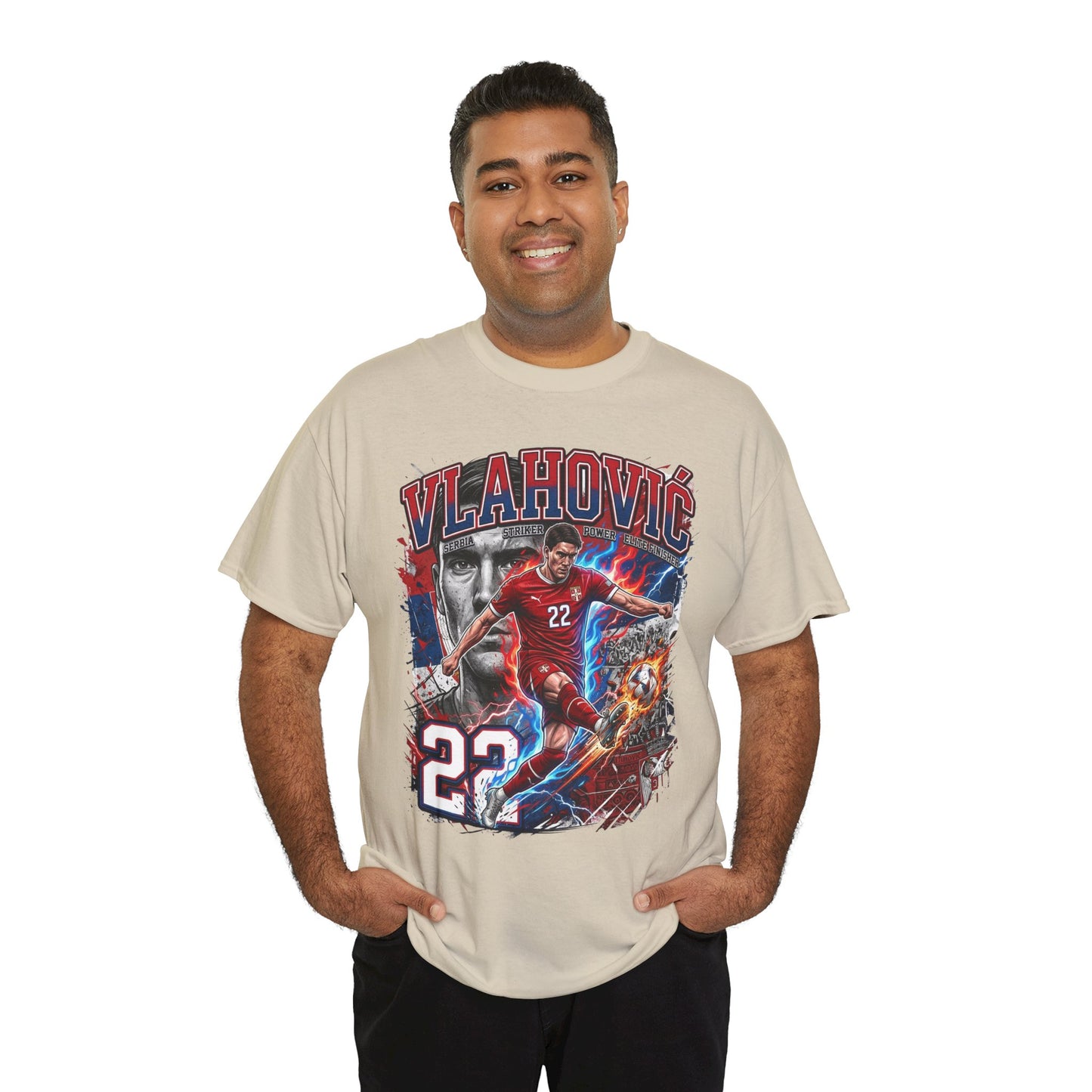 Vlahović #22 – Serbia Elite Finisher T-Shirt