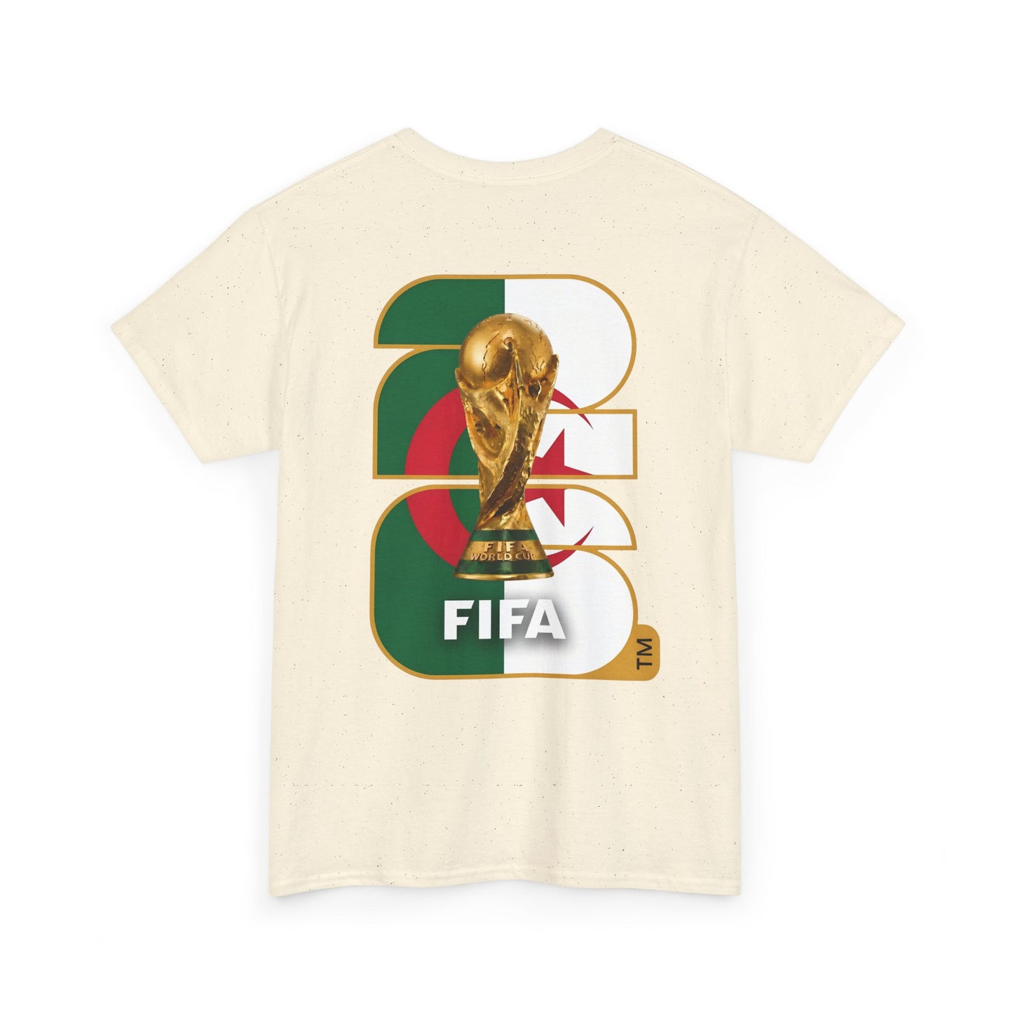 Algeria 2026 FIFA World Cup Fan Edition – Front Crest & Championship Back Graphic T-Shirt