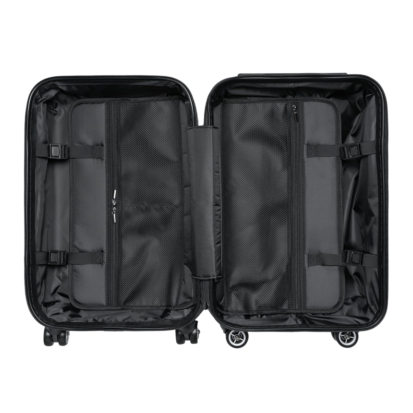 Heavy Artillery Camouflage Suitcase – Neon Logo Travel Luggage