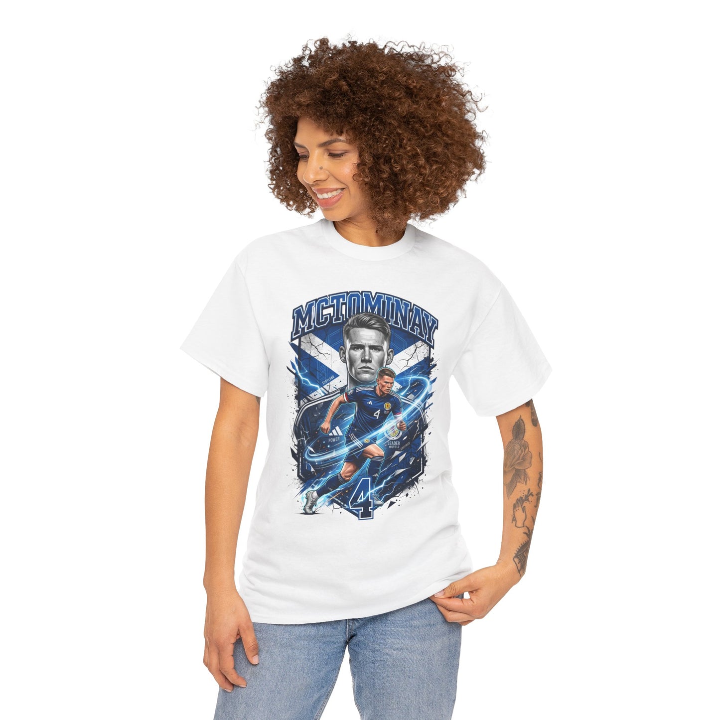 McTominay #4 – Scotland Midfield Warrior T-Shirt