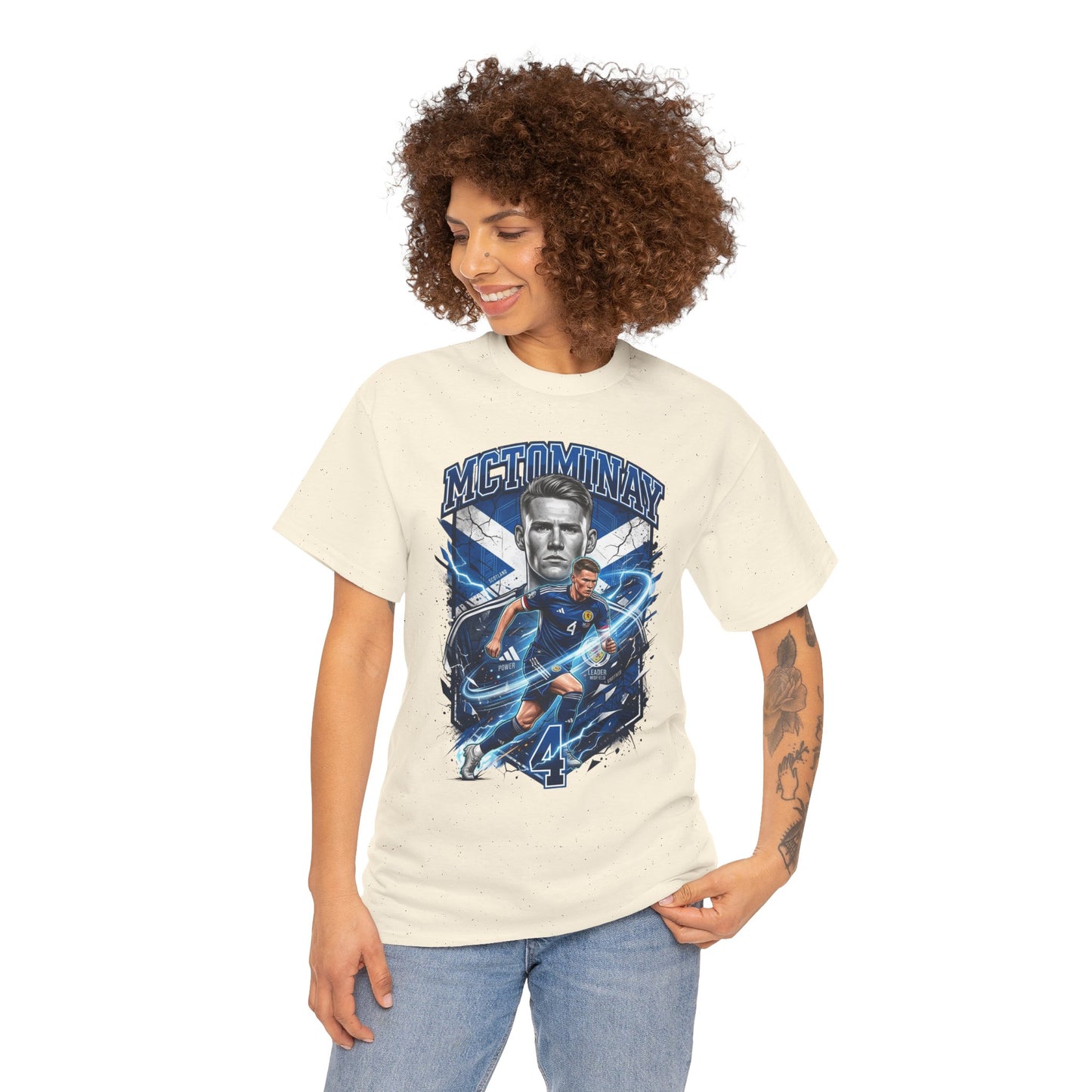 McTominay #4 – Scotland Midfield Warrior T-Shirt