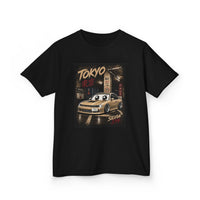 Kids Tokyo Skyline Car Tee — 'Tokyo' Silvia Racing Graphic