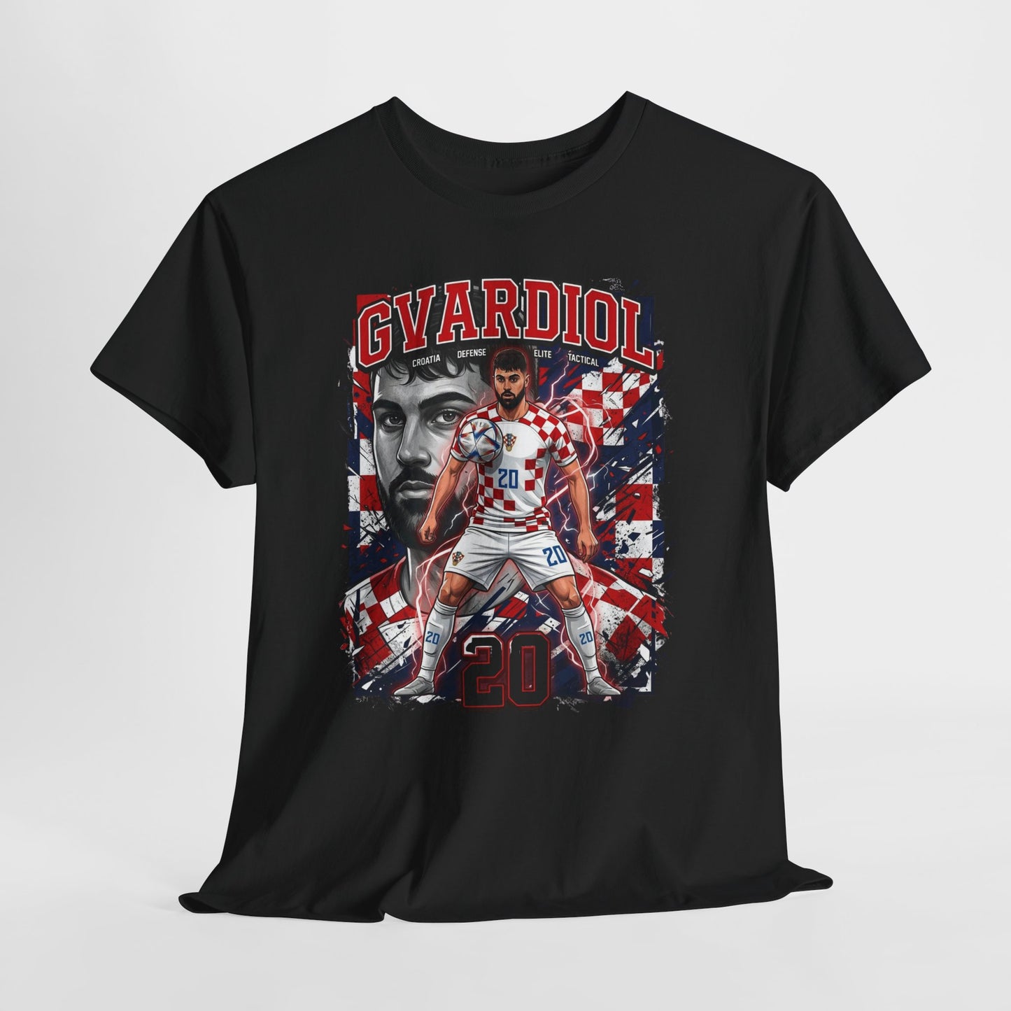 Gvardiol #20 – Croatian Wall T-Shirt