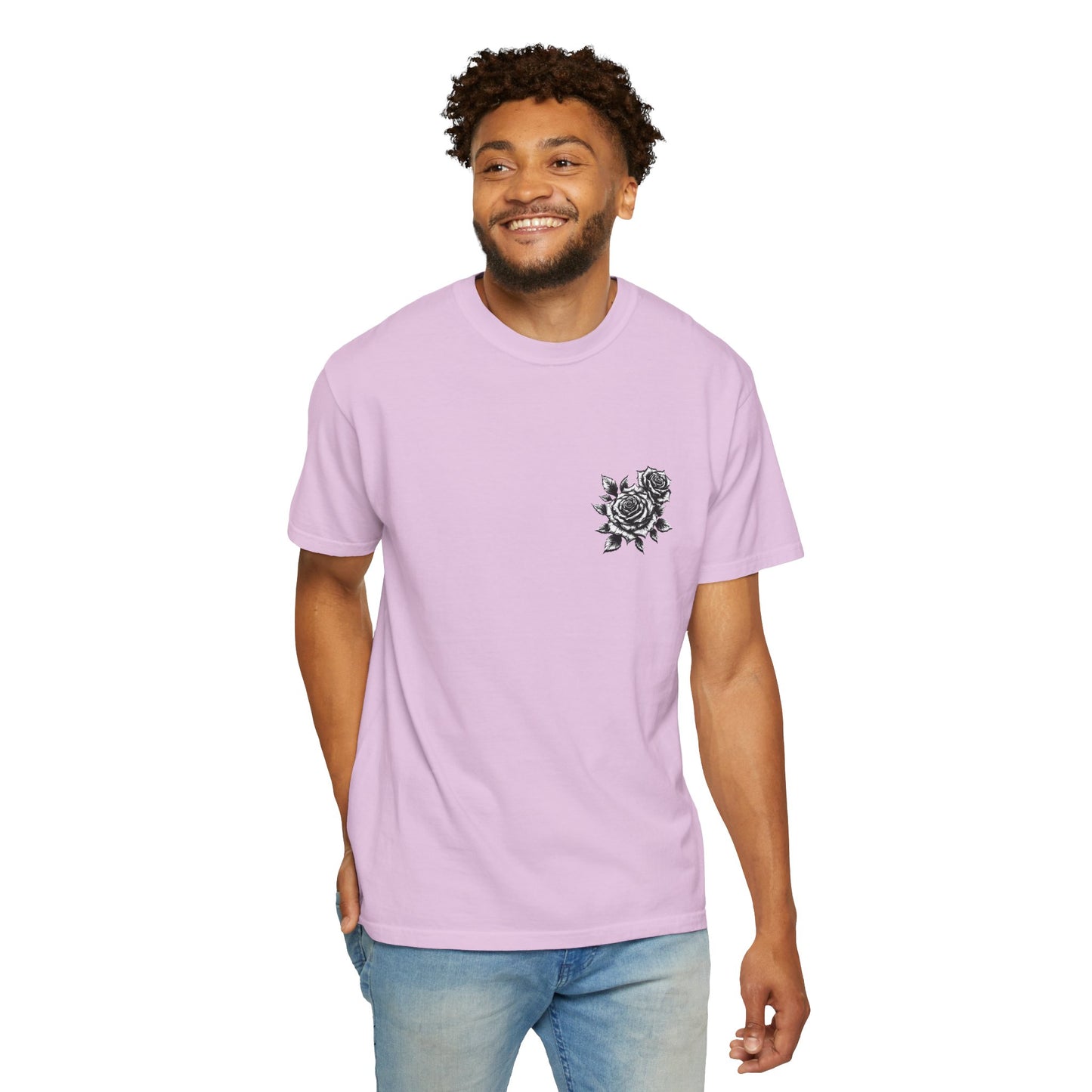 T-Shirt - Vintage Virgin Mary & Roses Graphic Tee