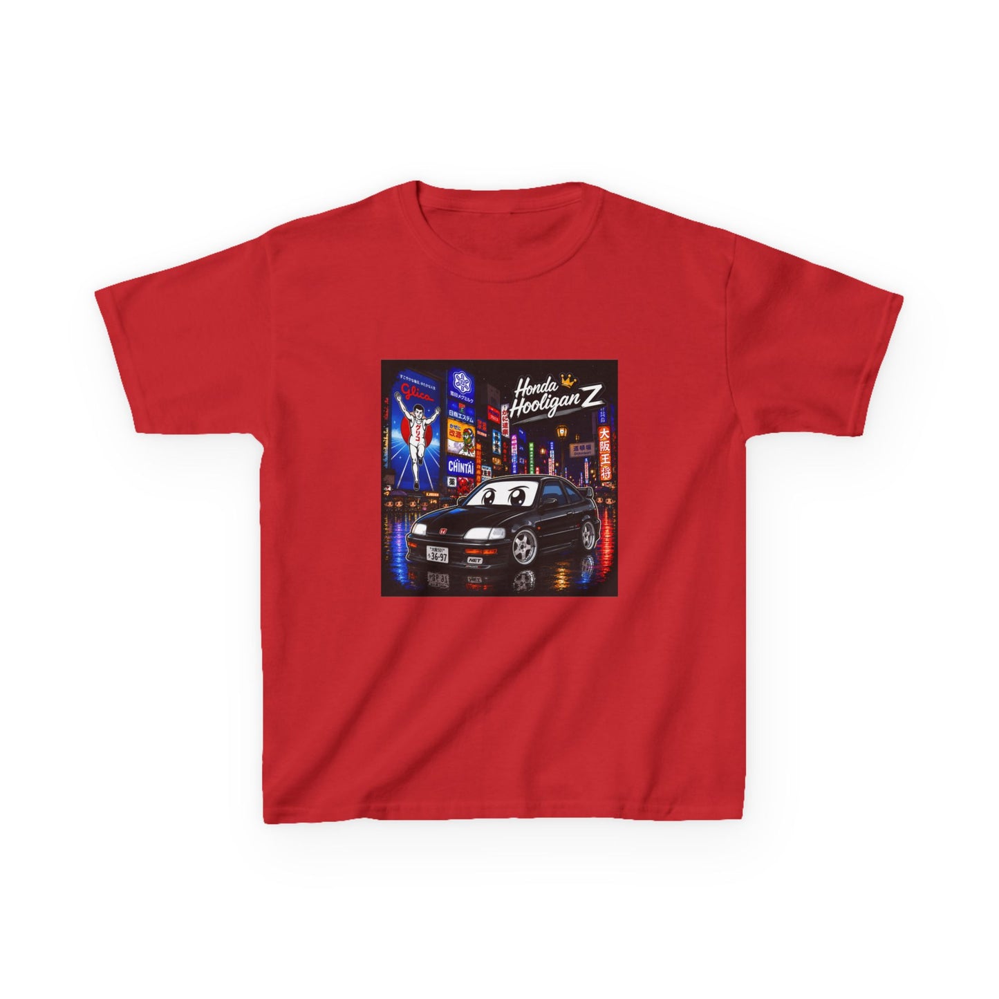 Kids Tee — Neon Night CRX Graphic