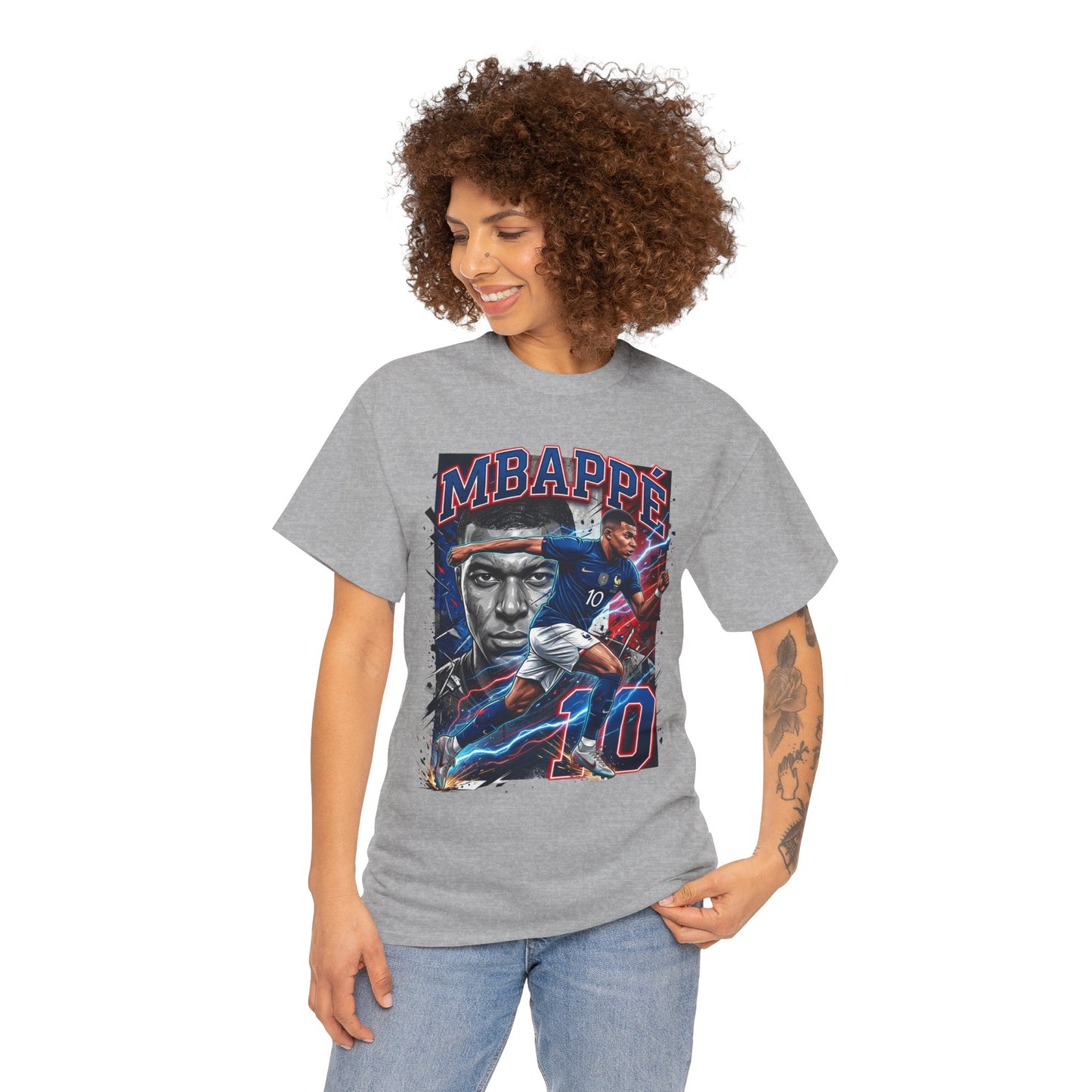 Mbappé #10 – French Lightning T-Shirt