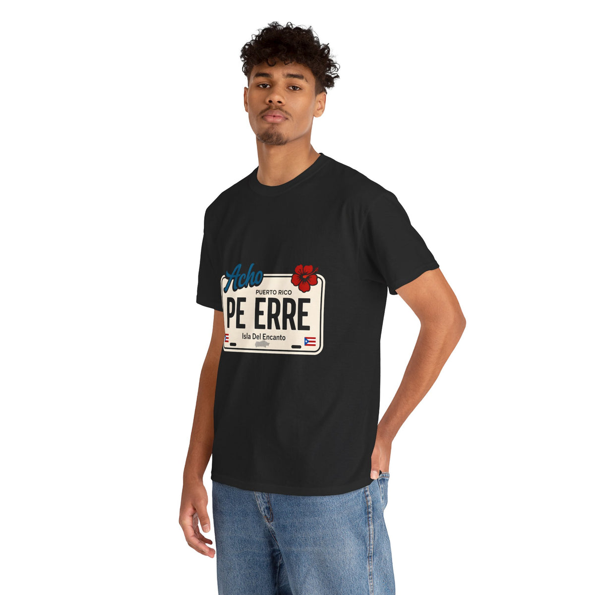 Acho PE ERRE Puerto Rico License Plate Tee — Isla Del Encanto Pride Shirt