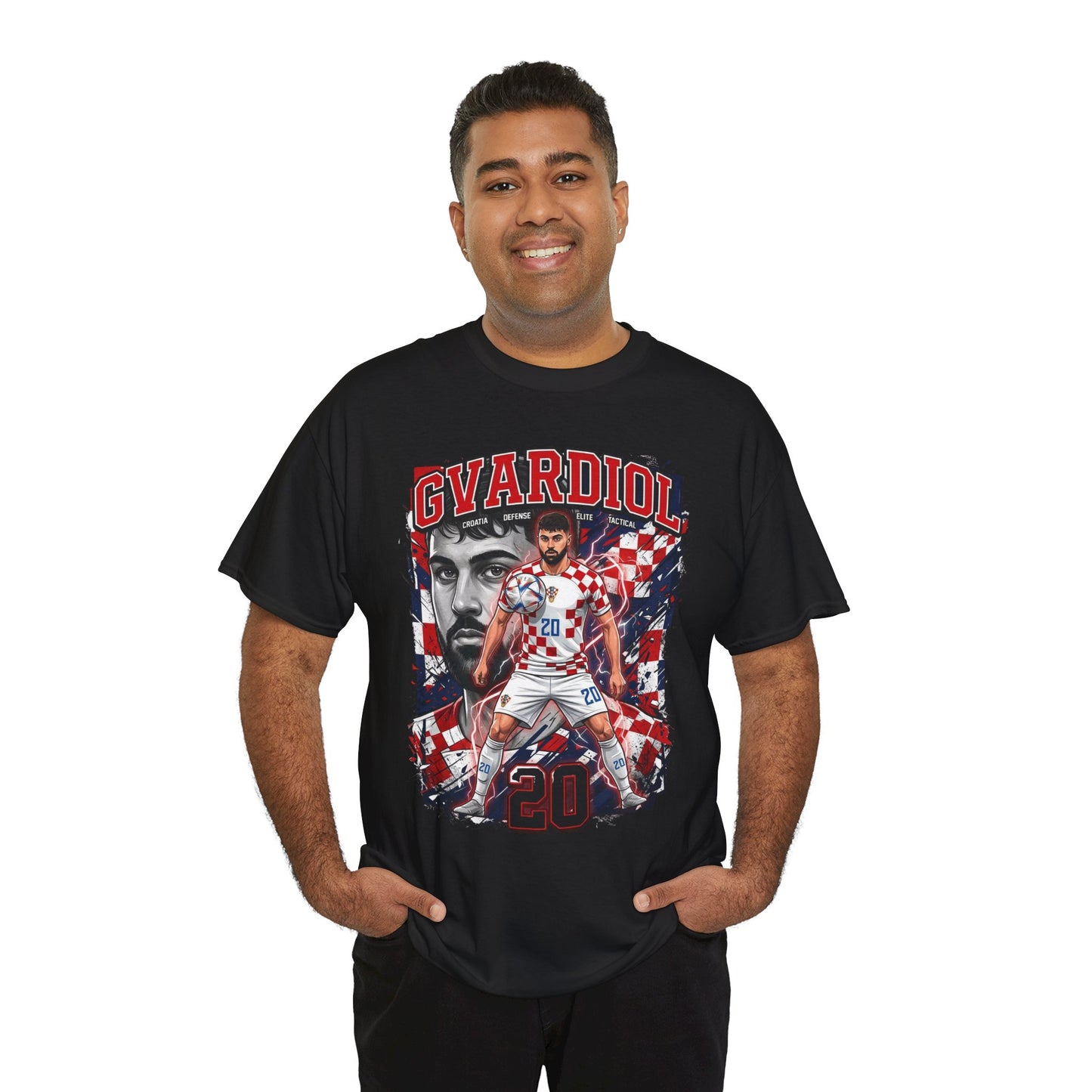 Gvardiol #20 – Croatian Wall T-Shirt