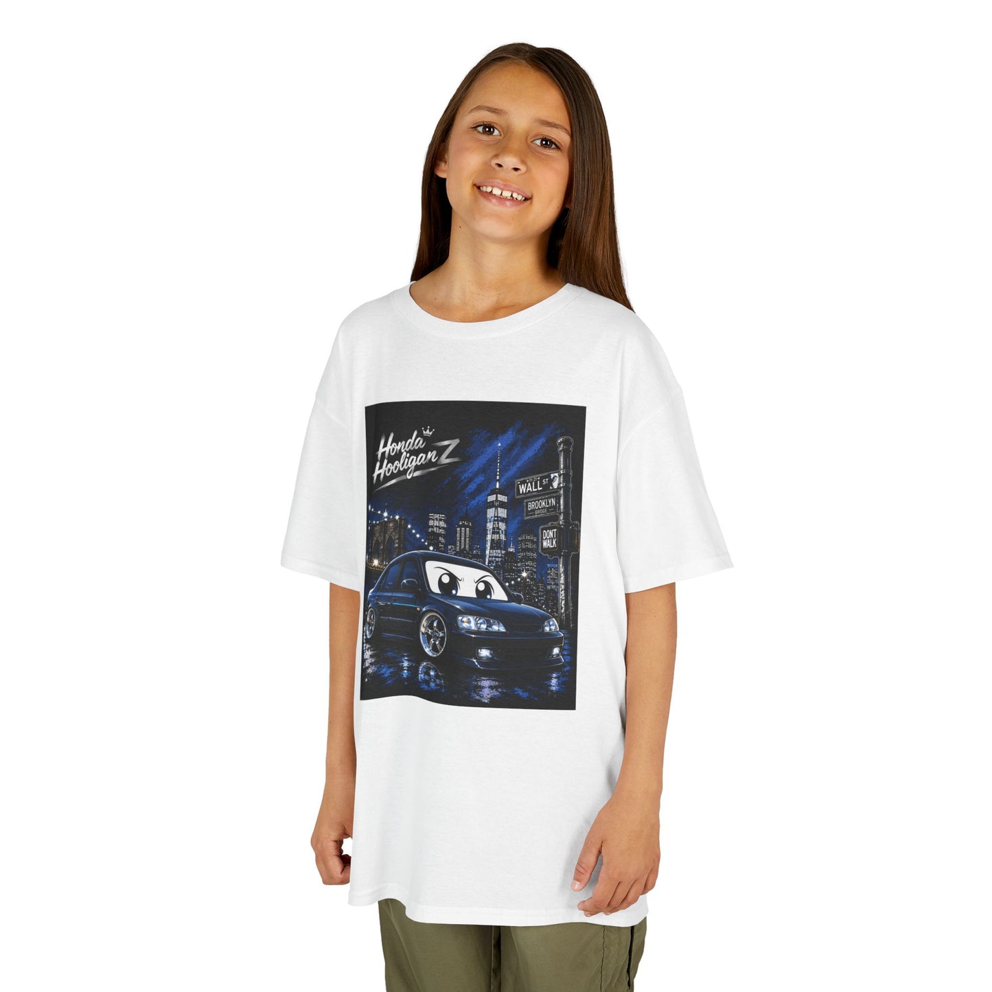 Kids Racing Car Tee — Night City „Hoonin' NightrunZ" Graphic Shirt