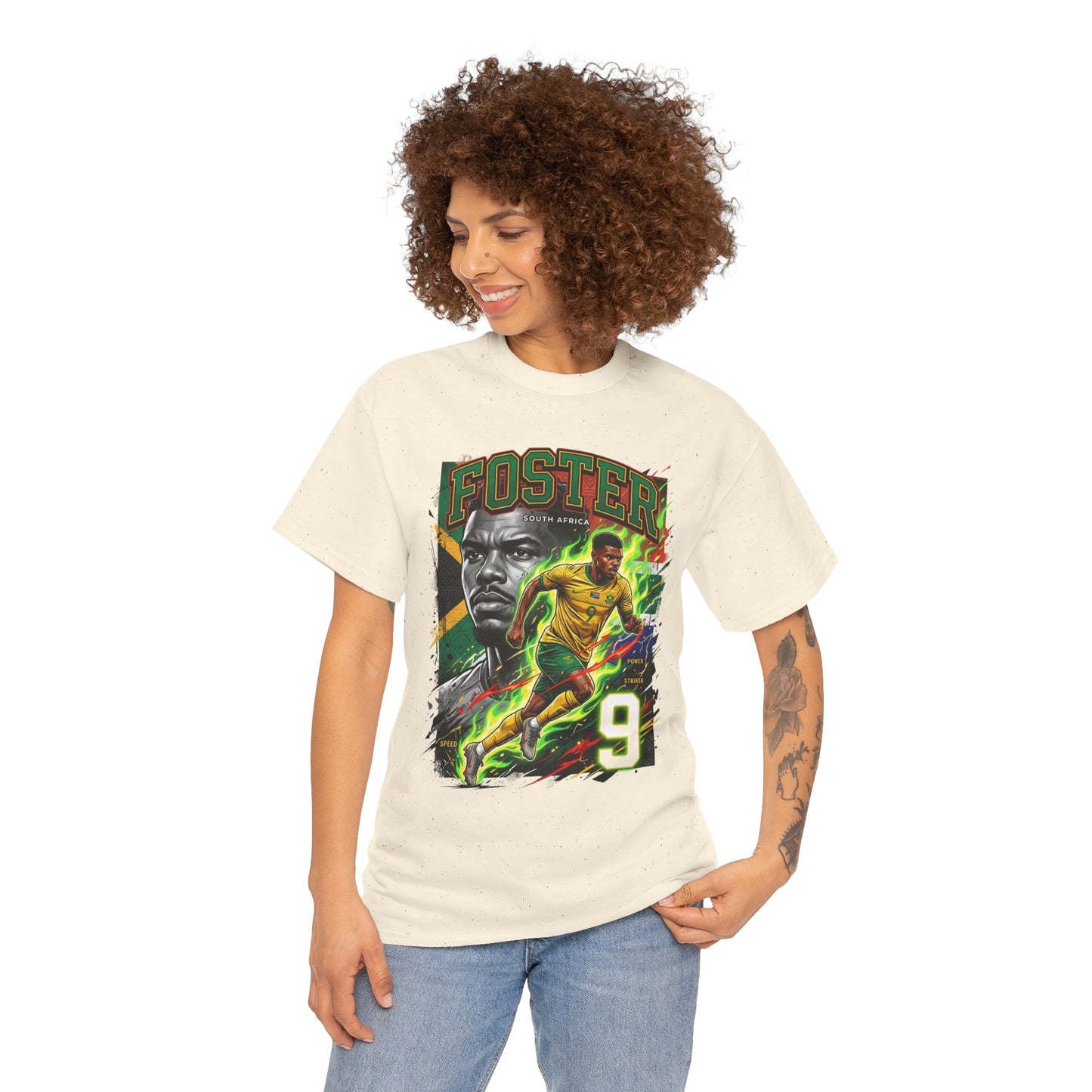 Foster #9 – South Africa Power Striker T-Shirt