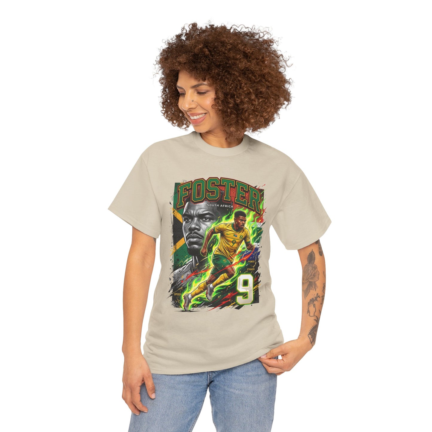 Foster #9 – South Africa Power Striker T-Shirt