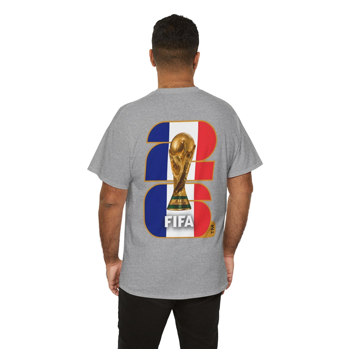 France 2026 FIFA World Cup Fan Edition – Front Crest & Championship Back Graphic T‑Shirt
