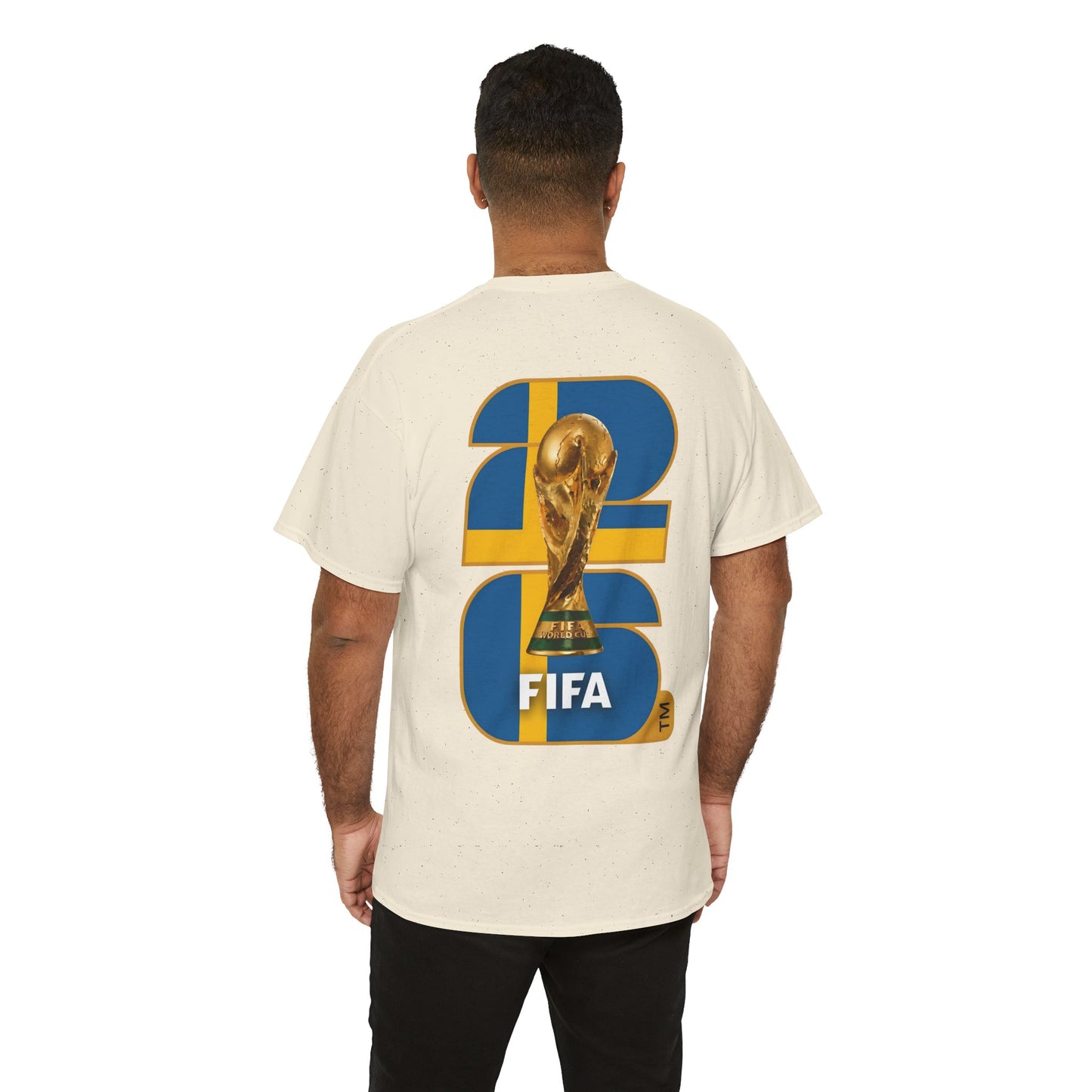 Sweden 2026 FIFA World Cup Fan Edition – Front Crest & Championship Back Graphic T-Shirt
