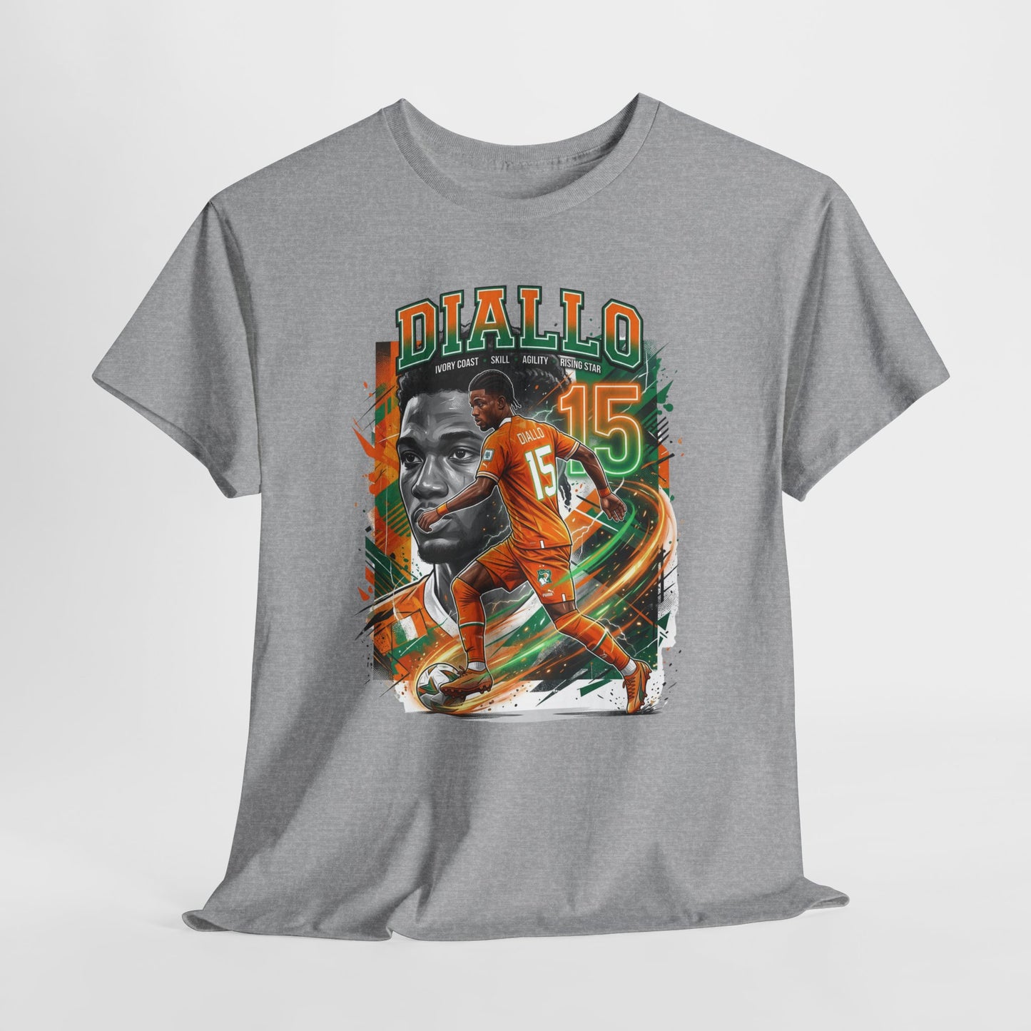Diallo #15 – Rising Star of Ivory Coast T-Shirt