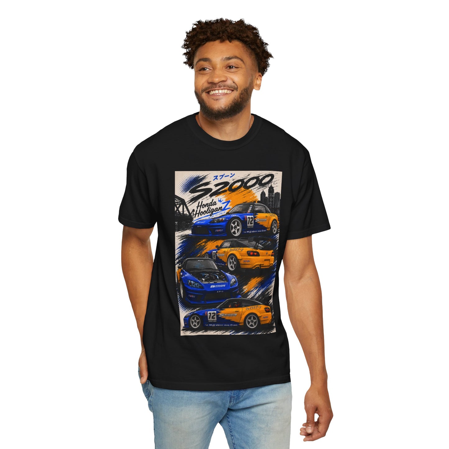 Honda S2000 Racing Tee – Vintage Track Illustration T-Shirt