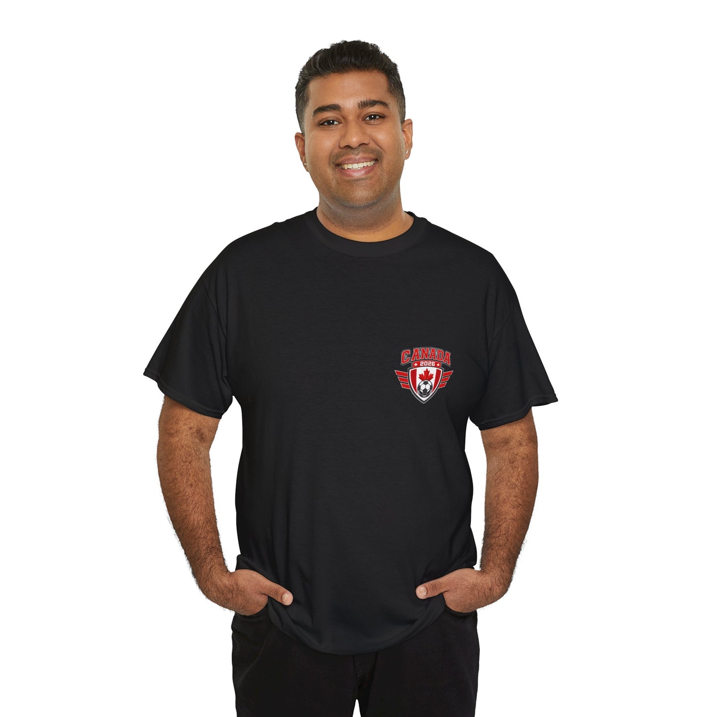 Canada 2026 FIFA World Cup Fan Edition – Front Crest & Championship Back Graphic T-Shirt