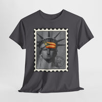 Statue of Liberty Protest Tee — "Liberty Under Protest" Puerto Rican Heritage Shirt