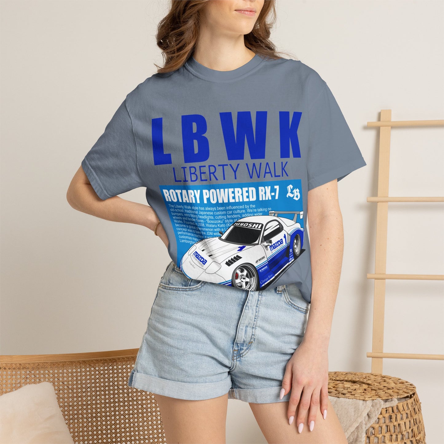 Liberty Walk Rotary Powered RX-7T-shirt