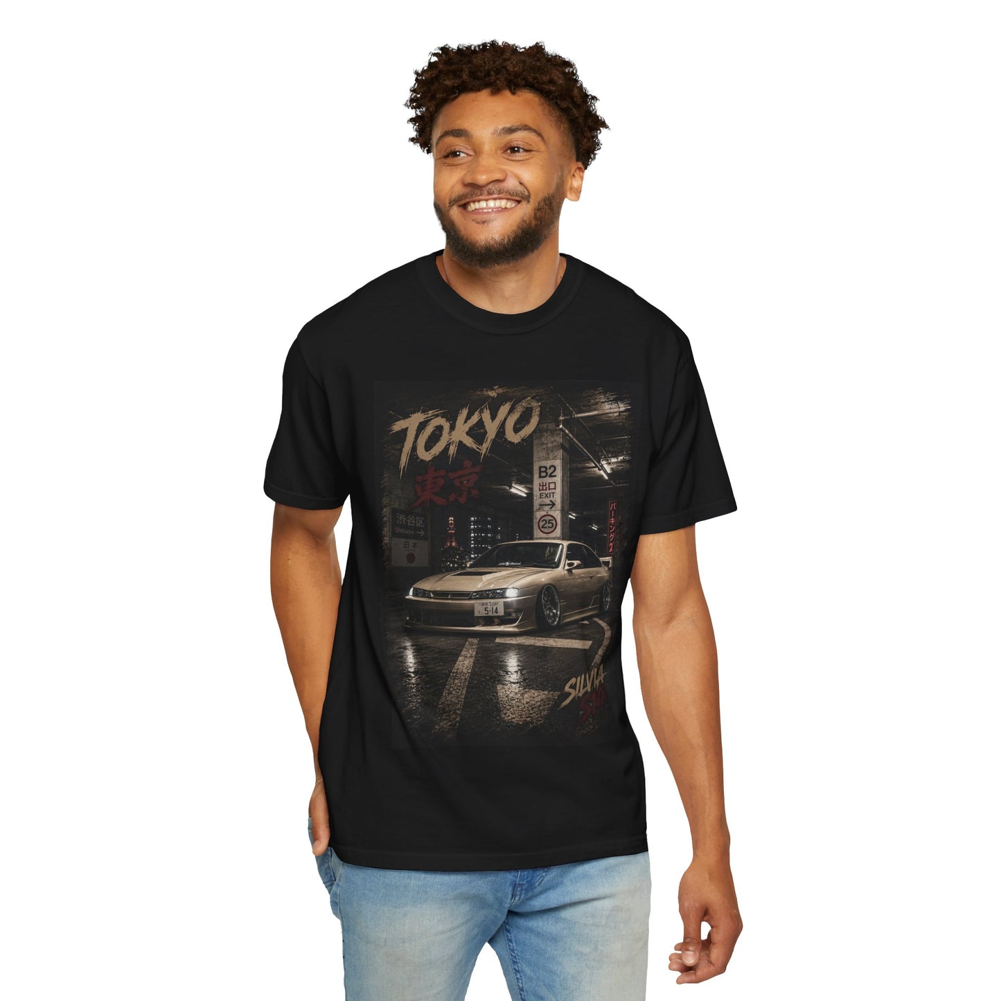 Tokyo Silvia T-Shirt — Night Street JDM Car Graphic Tee