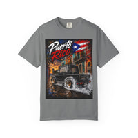 Puerto Rico Samuri Burnout T-Shirt — Retro Island Flag Graphic Tee