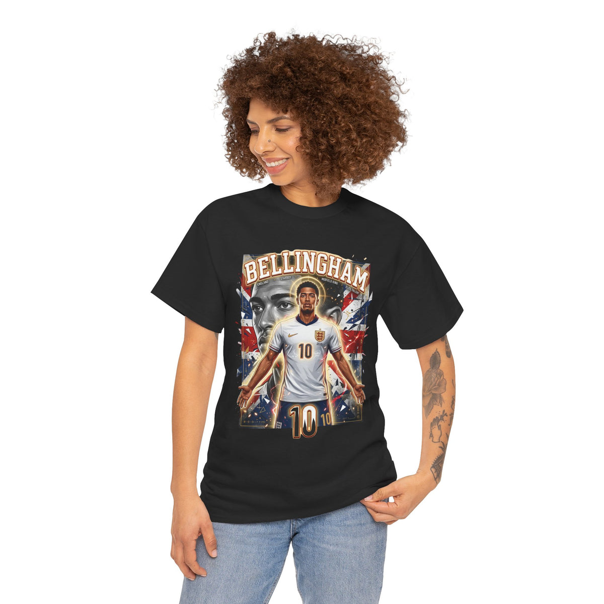 Bellingham #10 – England’s Golden Star T-Shirt