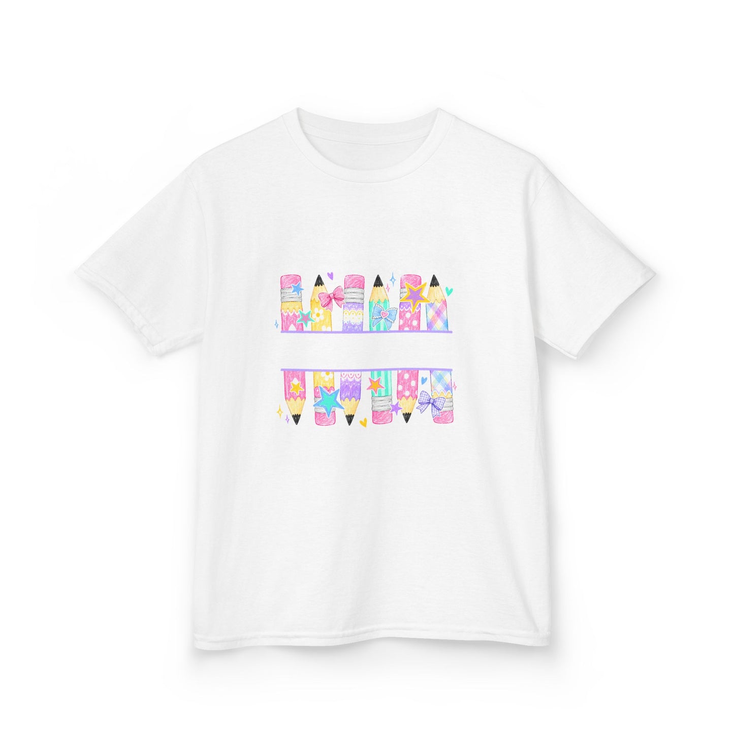 Colorful Pencil Magic Kids School T-Shirt – Cute Back to School Design