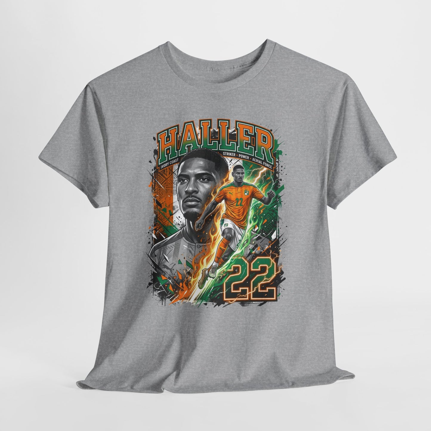 Haller #22 – Ivory Coast Power Striker T-Shirt