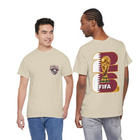 Qatar 2026 FIFA World Cup Fan Edition – Front Crest & Championship Back Graphic T-Shirt