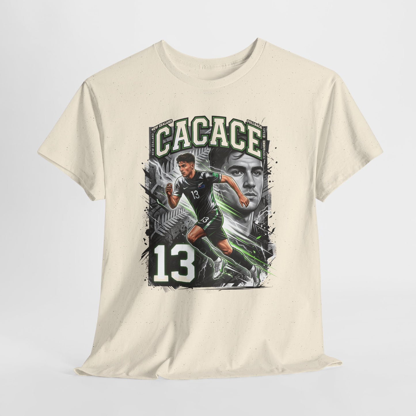 Cacace #13 – Kiwi Fullback Fury T-Shirt