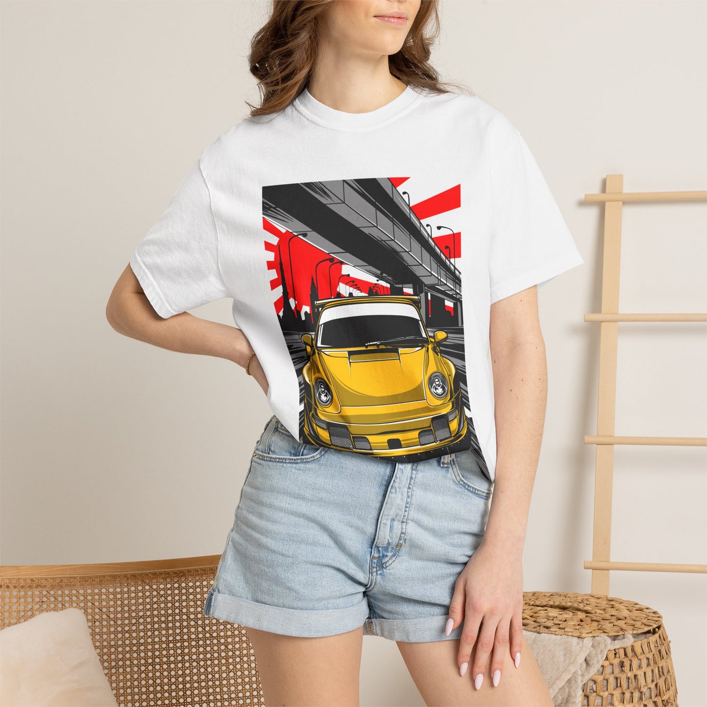 Retro Pop Art Sports CarT-shirt