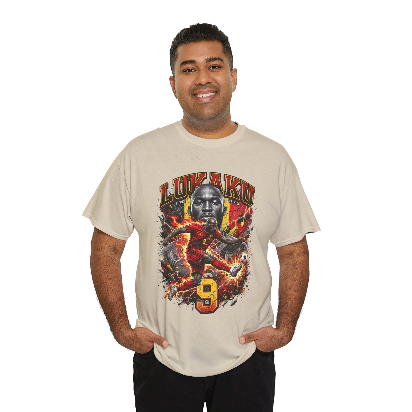 Lukaku #9 – Belgian Powerhouse T-Shirt