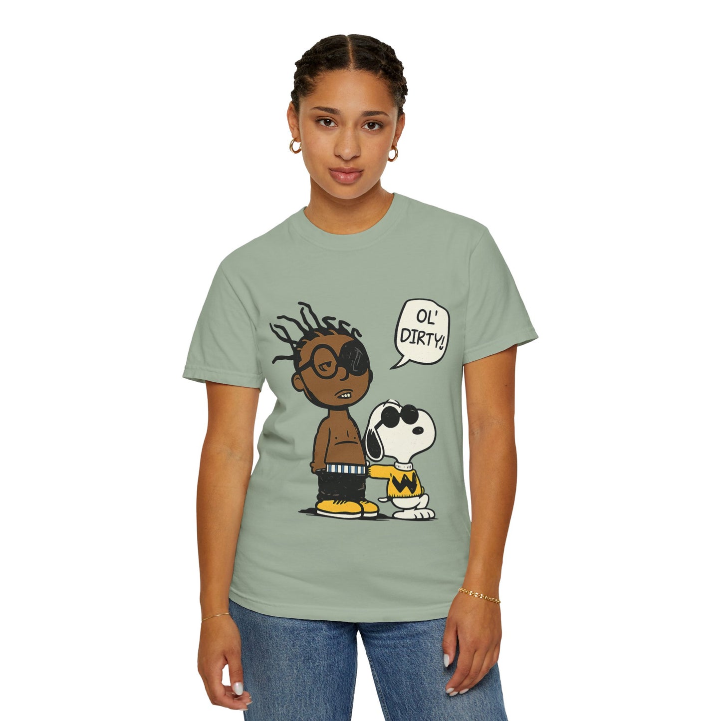 Ol' Dirty Beagle Mashup T-Shirt – Hip-Hop Inspired Cartoon Parody Streetwear Tee