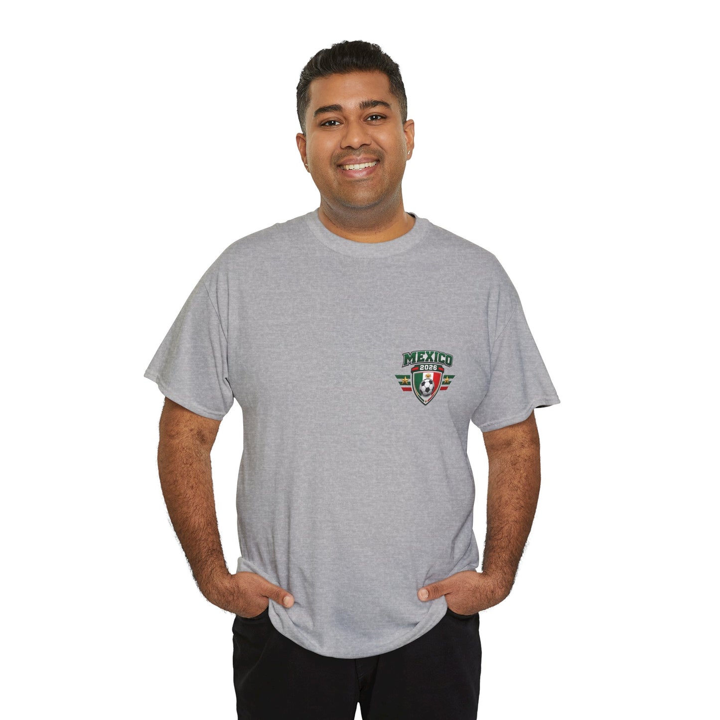 Mexico 2026 FIFA World Cup Fan Edition – Front Crest & Championship Back Graphic T-Shirt